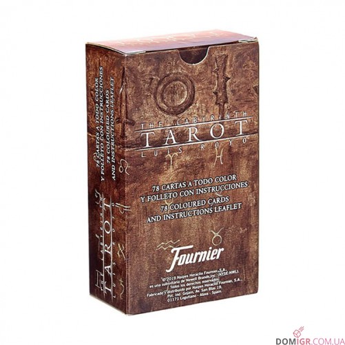 Карти таро Fournier — Tarot The Labyrinth by Luis Royo (18+)